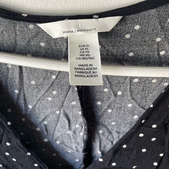 Balloon Sleeve Maternity Dress - Picture 3 of 4